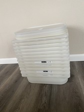 Ikea Trofast Klein - weiß - ( Gr. 42x30x10 cm ) mit Deckel Box Aufbewarung Kiste