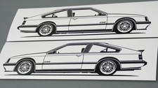 Opel Monza GSE Aufkleber