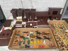 Dachbodenfund :  FJean Höfler BIG ""Fort Laramie "" viele Figuren Timpo Toys u.a