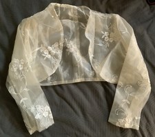 Brautkleid jacke ivory - brautkleid, für