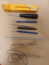 8 x Konvolut Häkel- und Stricknadeln/ Gebraucht 