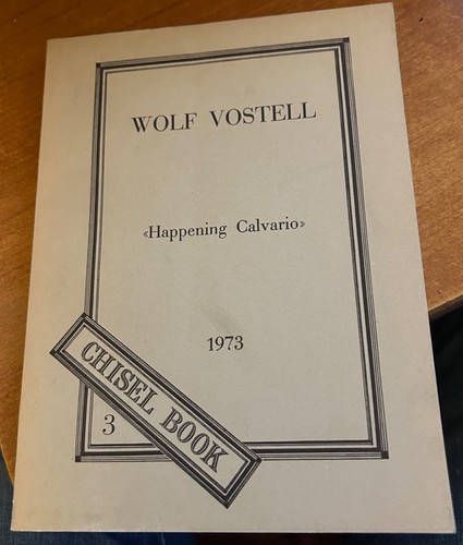 Wolf vostell happening - vostell,