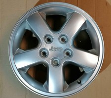 Alufelge 17x7,5J, Lochkreis 5/127, Silber, Jeep Grand Cherokee WJ (Einzelstück)