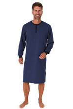 Herren Nachthemd Knopfleiste