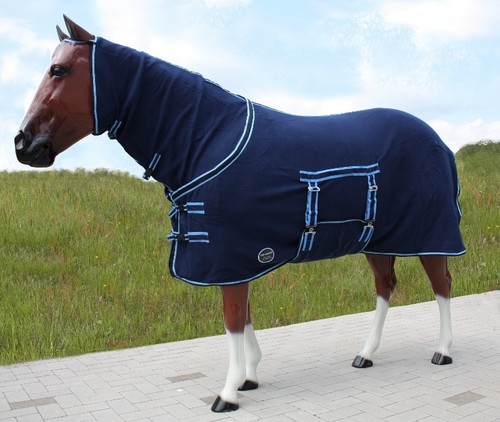 Abschwitzdecke aus fleece mit - fleece,