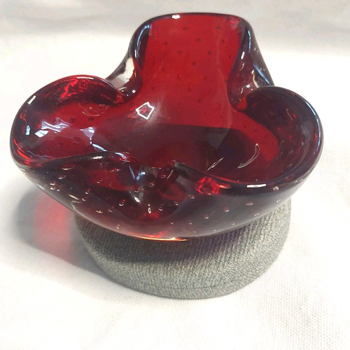 Roter murano buble glas - buble,