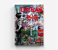 Banksy Art Leinwandbild Pop