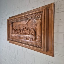 26832 3D Teakholz-Wandrelief