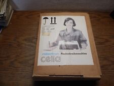 DDR Flach-Reiseschreibmaschine  Cella OVP