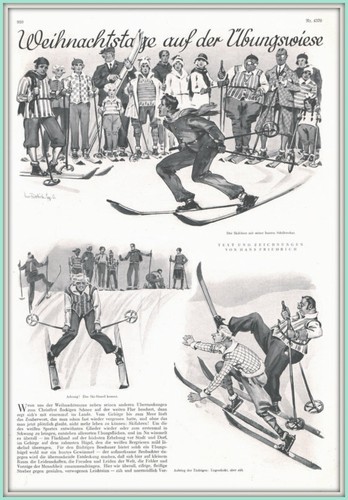 Ski weinachten auf der - ski,