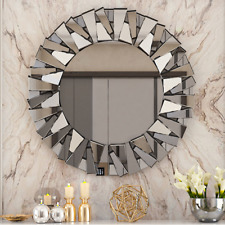 Rund Spiegel Design XXL Dekoration Wandspiegel Antik Flurspiegel Hängespiegel 