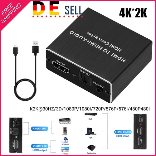 Hdmi stereo audio extraktor - stereo,