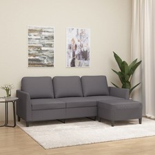 Sofa 3-Sitzer Hocker