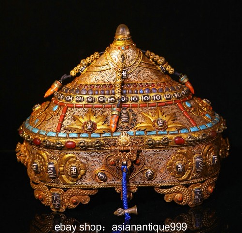 Tibet silber inlay gem - tibet,