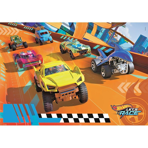 Puzzle teile hot - hot, wheels