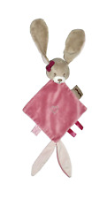 Nattou Hase Häschen Jollymex rosa und grau Schmusetuch Schnuffeltuch Kuscheltuch
