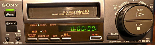 Sony c500e hi8 - sony, hi-fi