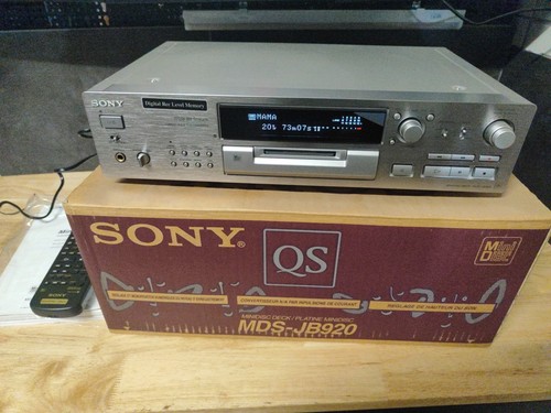 Sony mds 920qs - mds,