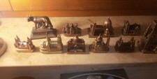 18 Miniatur  Souvenirs Metall  Kölner Dom , Sacre Coeur, Sagrada Familia,  Rom
