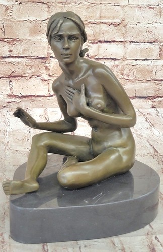 Bronze statue junger - bronze, of