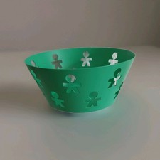 Alessi Metall Schale Girotondo  mint grün Guter Zustand s. Photos 