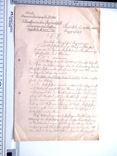 Urkunde Patent für  Königlichen Forstassessor Fuhr 1904   BS3