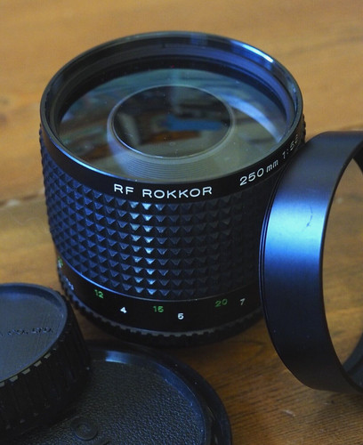 Minolta rokkor 250mm - 5.6, /