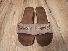 Rieker Sandalen Schuhe Absatz Sommer oben offen Damen braun Gr. 41 neuwertig