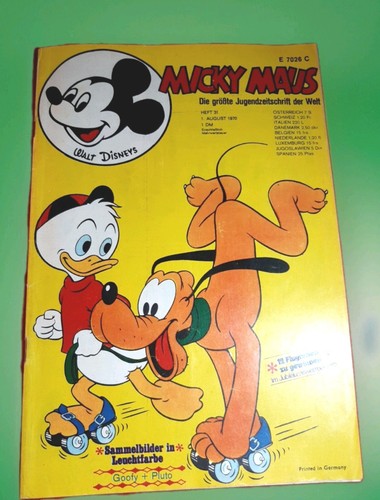 Micky maus heft 1 - maus, nr.31(