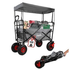 Bollerwagen faltbar mit Dach