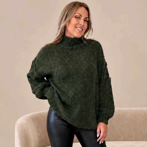 Oversize damen pullover wolle - damen,
