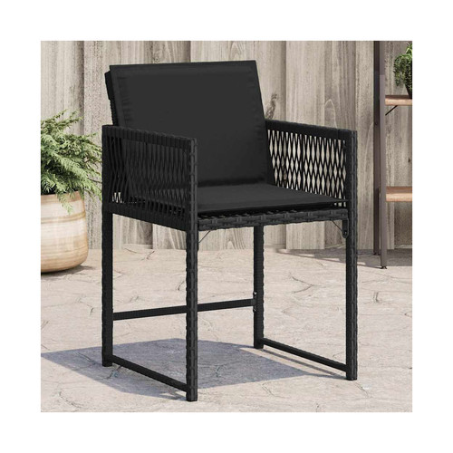 Gartenstuhl schwarz rattan - gartenstuhl, pe