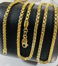 Unisex 18K 750 Echt Gold Box