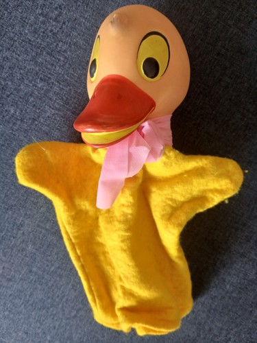 Handpuppe schnatterinchen ddr - handpuppe,