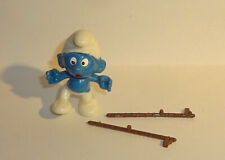 STELZEN SCHLUMPF inkl. Stelzen (Variante "B") OLYMPIADE der Schlümpfe 1983 ORIG.