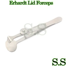 Erhardt Lid Forceps 3.5" Neuro