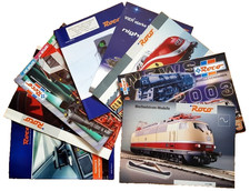 8x ROCO Neuheiten Prospekte Modell Eisenbahn News Abenteuer Kataloge Wechselstro