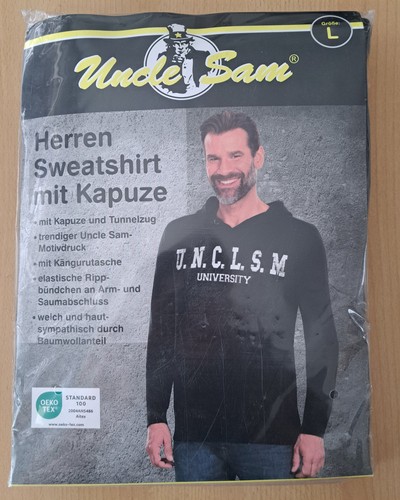 Uncle sam sweatshirt - uncle, kapuze