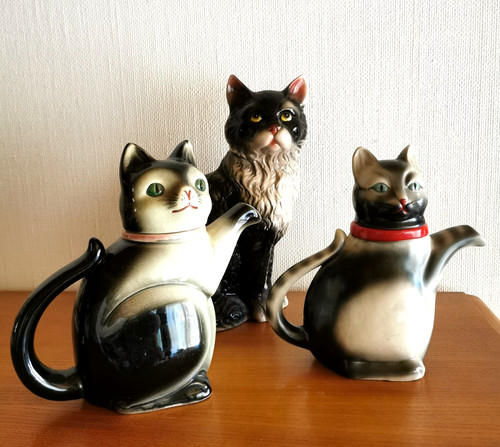 Vintage katzen tee - katzen,