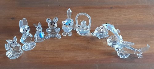 Kristallglas tierfiguren - 9,