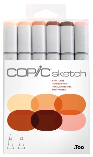 Copic marker sketch 6er - 6er, set
