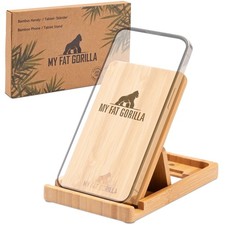 Handyhalter aus Bambus, Handy