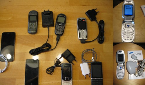 Konvolut gebr handy - @@@,