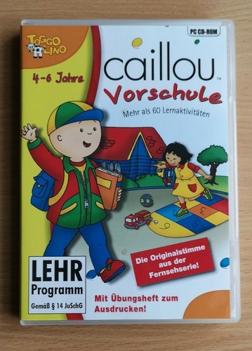 Caillou vorschule 6 - caillou, 4-6
