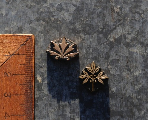 Messingornament - 2x,