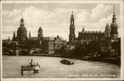 Dresden sachsen 1927 elbe - dresden,
