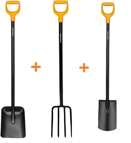 Fiskars solid spatengabel - solid,