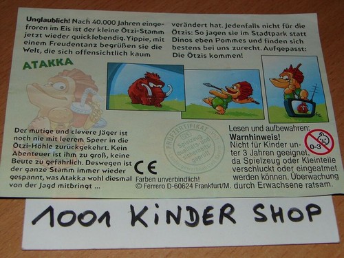 Kinder cromignons die otzis - cromignons,
