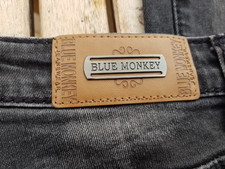 Jeans Hose Blue Monkey schwarz