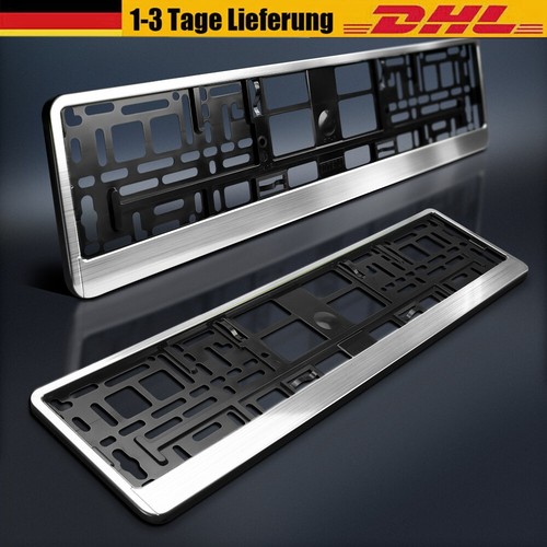 Kennzeichenhalter silber - 2, |